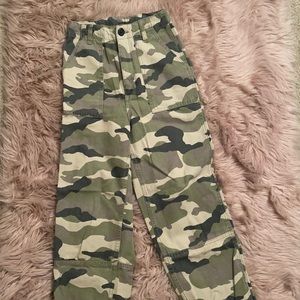Camo cargo pants